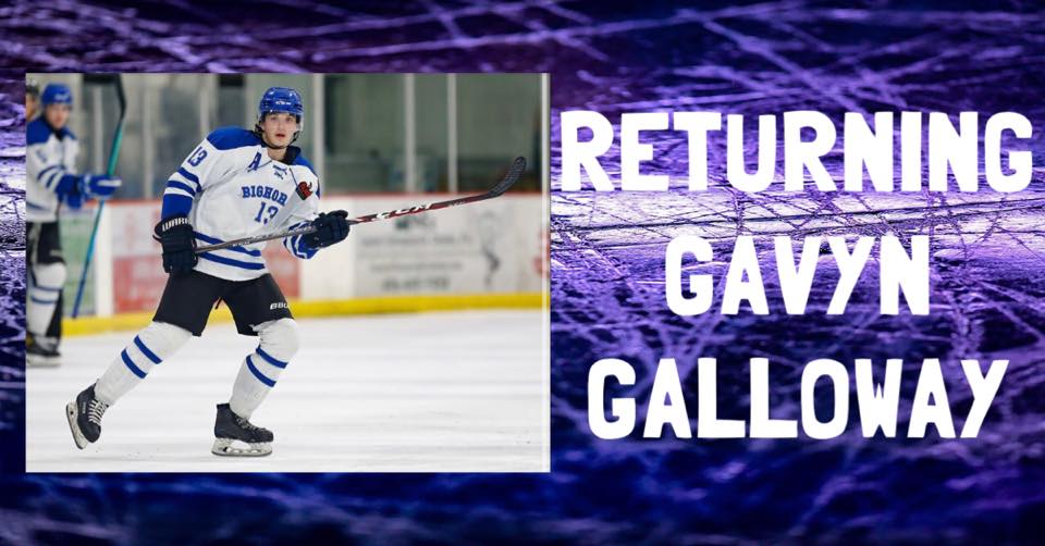 RETURNING: GAVYN GALLOWAY