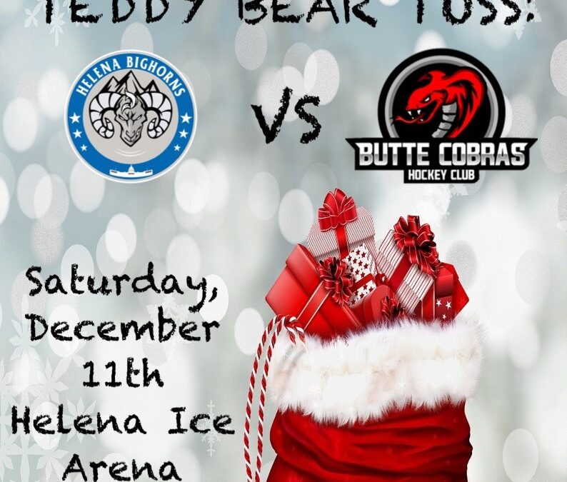Next Home Game December 11th-Teddy Bear Toss and Santa Visit