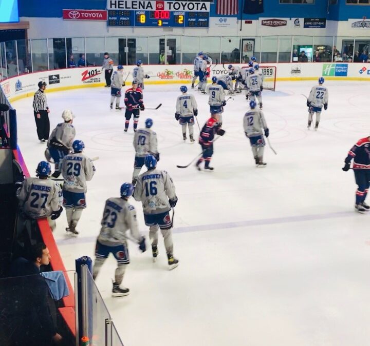 BIGHORNS SWEEP THE AMERICANS AND ADVANCE TO ROUND THREE OF PLAYOFFS