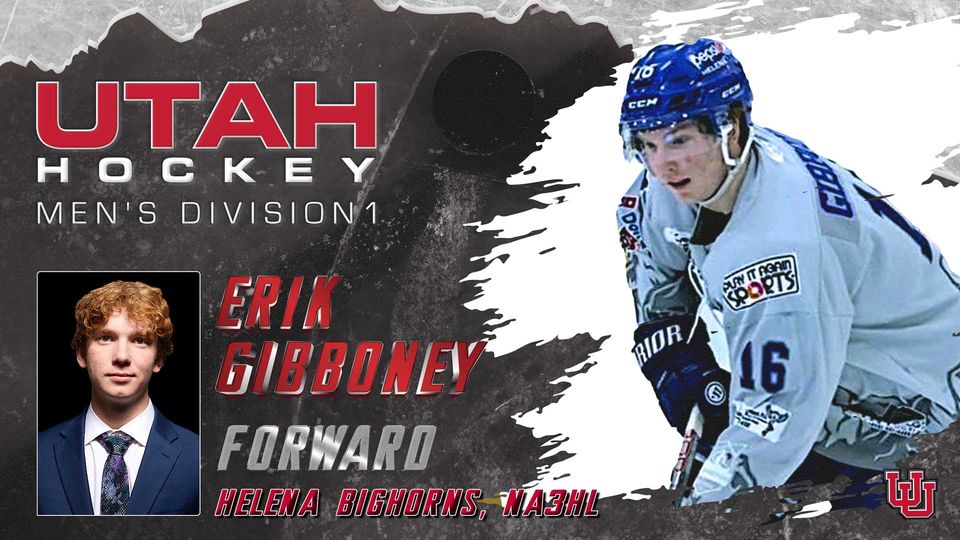 Erik Gibboney commits to University of Utah Hockey