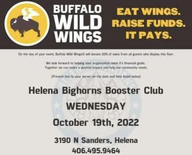 BOOSTER CLUB FUNDRAISER TODAY