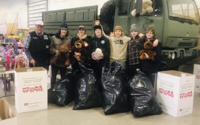 SPECIAL DELIVERY TO TOYS FOR TOTS!