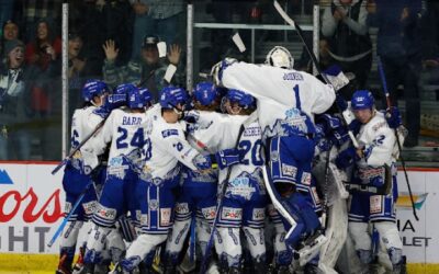 BIGHORNS SWEEP THE WEEKEND AFTER A CLOSE SATURDAY GAME AGAINST THE WILD, AND A HAT TRICK BY CAMDEN CUNNINGHAM