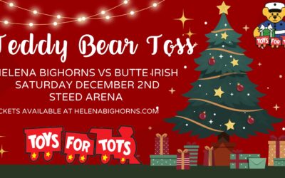 TOYS FOR TOTS TEDDY BEAR TOSS NIGHT THIS SATURDAY