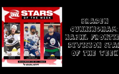 Braden Cunningham: NA3HL’S FRONTIER DIVISION STAR OF THE WEEK