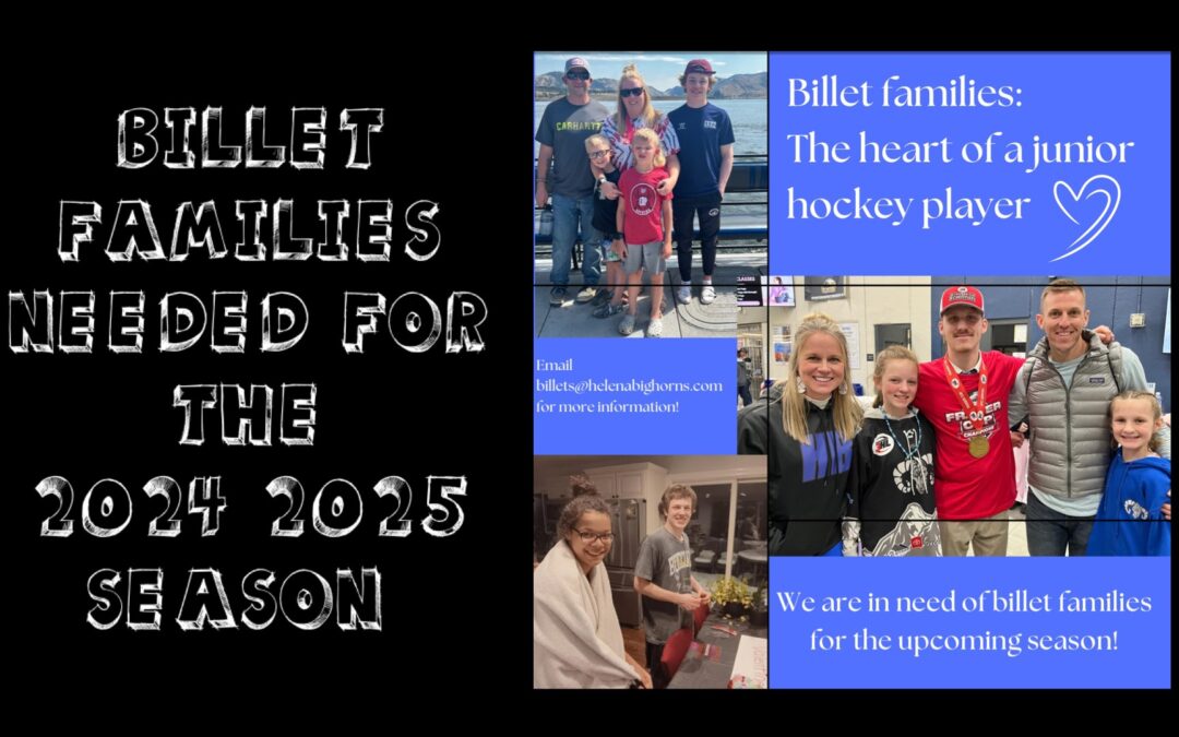 BECOME A BIGHORNS BILLET FAMILY!