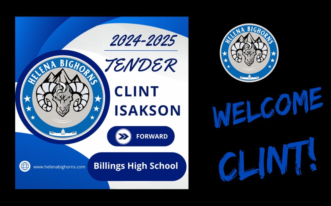 clint isakson tendered for the 2024-2025 season