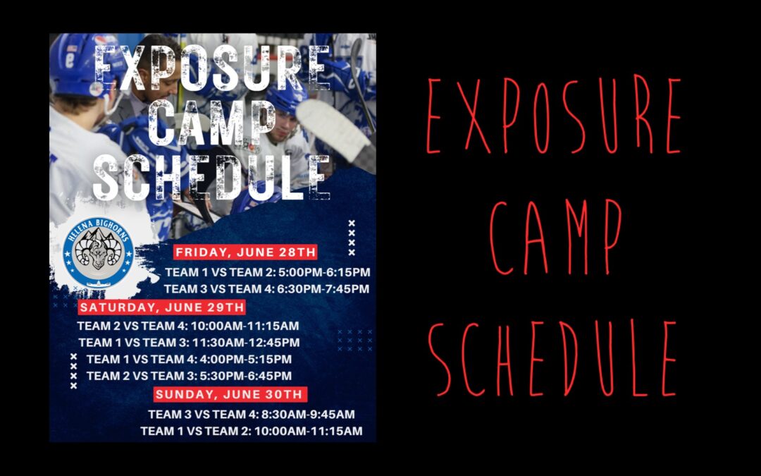 2024-2025 exposure camp schedule