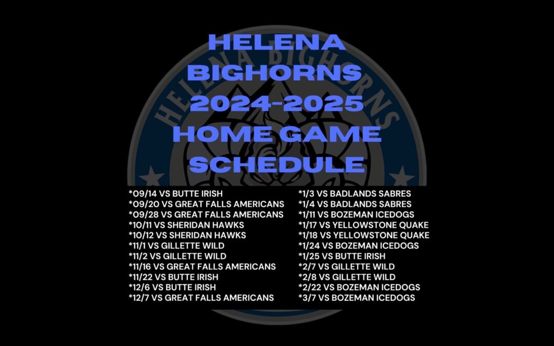 2024-2025 home game schedule