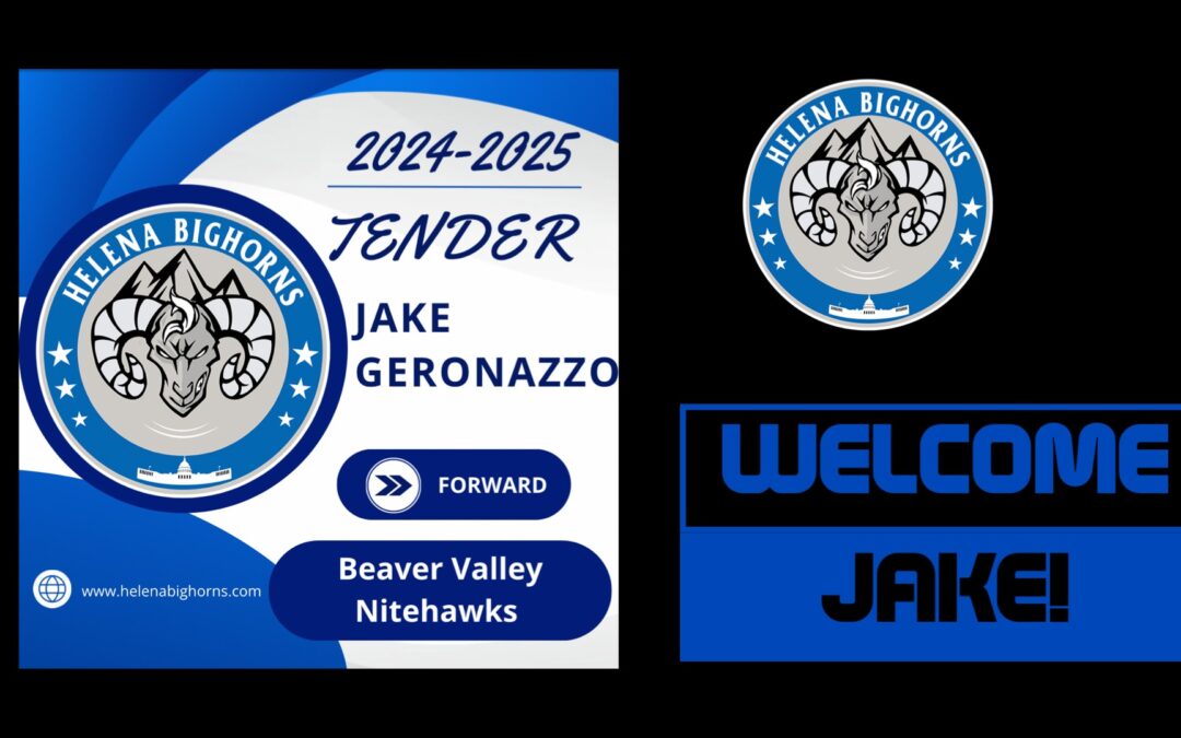 JAKE GERONAZZO TENDERED FOR THE 2024-2025 SEASON