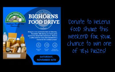 food drive for helena food share this saturday!