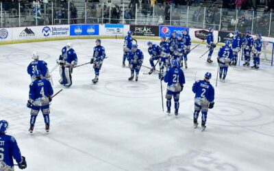 Sabres hand Bighorns their first overtime loss with a 2-1 win