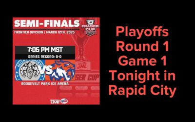 first game of playoffs tonight in rapid city