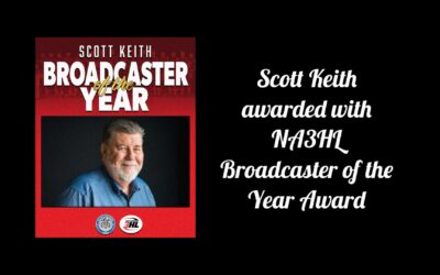 Scott Keith announced as NA3HL’s broadcaster of the year