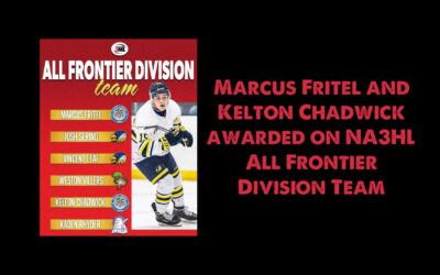 Fritel and Chadwick recognized on All Frontier Division Team