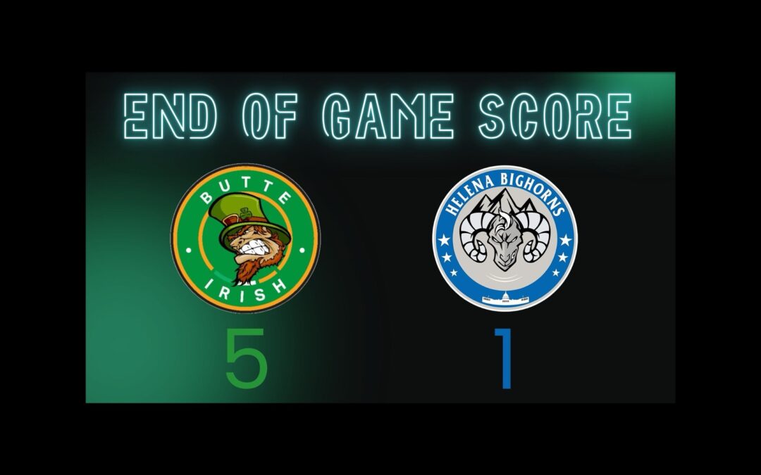 Bighorns lose out to the Irish 5-1 Friday night
