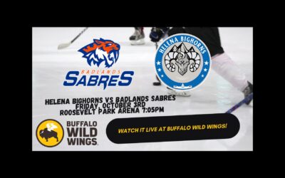 Bighorns road trip weekend begins tonight with a game against the Badlands Sabres