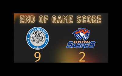 Helena dominates the sabres friday night with a 9-2 win