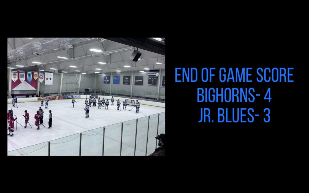 Bighorns win final game of the showcase against the Jr. Blues 4-3