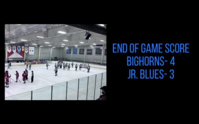 Bighorns win final game of the showcase against the Jr. Blues 4-3