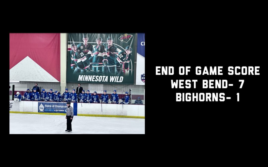 Bighorns lose out to the West Bend Power 7-1