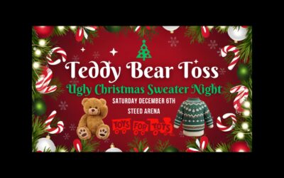 Teddy Bear Toss Night coming up on Saturday, December 6th