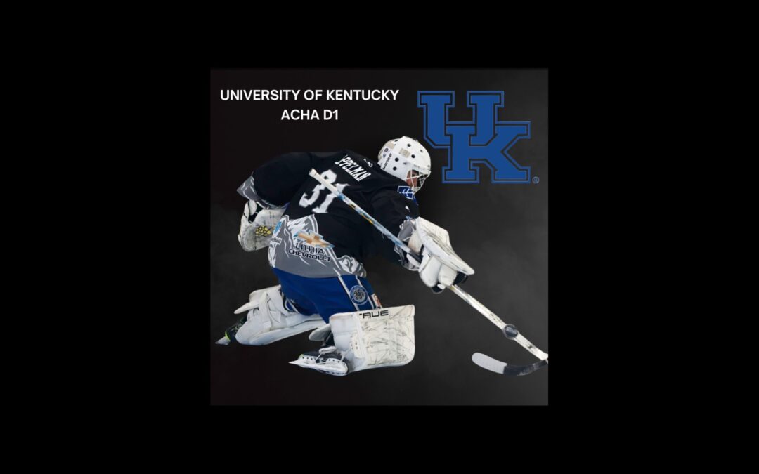 branson appelman commits to the university of kentucky acha d1