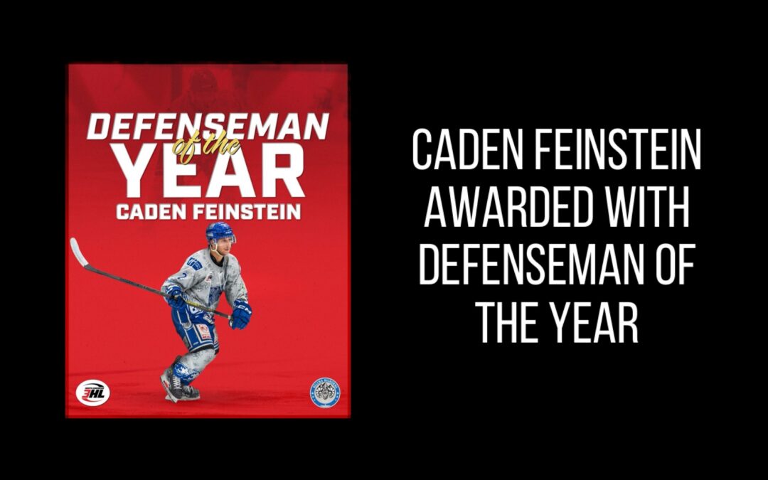 Caden Feinstein awarded with defenseman of the year