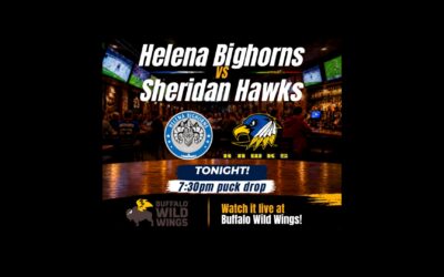 Watch tonight’s game against the Sheridan Hawks live at Buffalo Wild Wings!