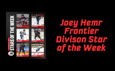 Frontier Division Star Of The Week: Joey Hemr